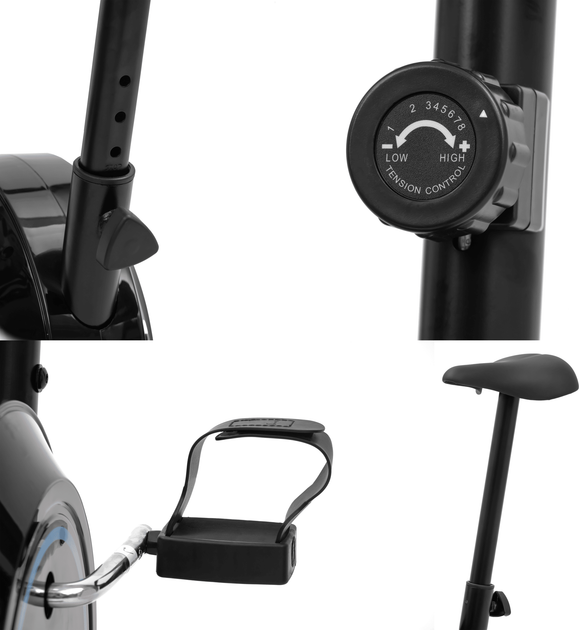 Велотренажер магнітний Rebel Active RBA-1009 (5901890098151) - зображення 10