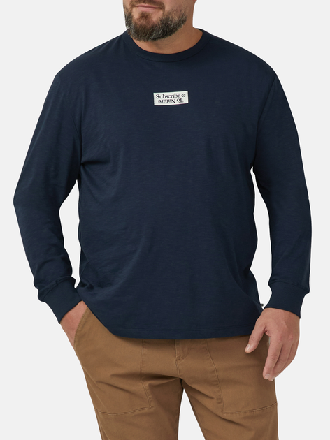 Лонгслів чоловічий s.Oliver 10.3.16.12.130.2173867-59D1 6XL Темно-синій (4099978181725) - зображення 1