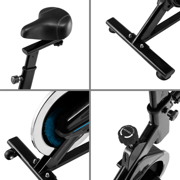 Велотренажер Rebel Active Спінбайк RBA-1016 (5901890115452) - зображення 7