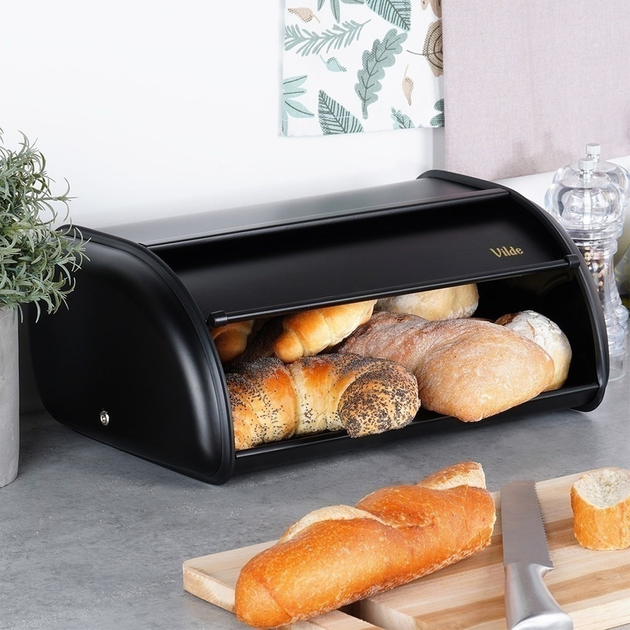 Хлібниця Vilde сталева Чорна (5904316472825) - зображення 11
