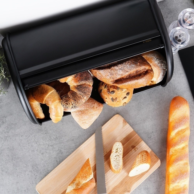 Chlebak Vilde stalowy Czarny (5904316472832) - obraz 10