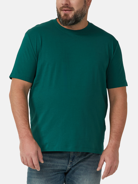 Футболка бавовняна довга чоловіча s.Oliver 10.3.16.12.130.2174165-7953 5XL Зелена (4099978344663) - зображення 1