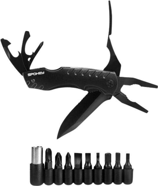 Мультитул Spokey SX-ONE Чорний 929229 (5902693292296) - зображення 1