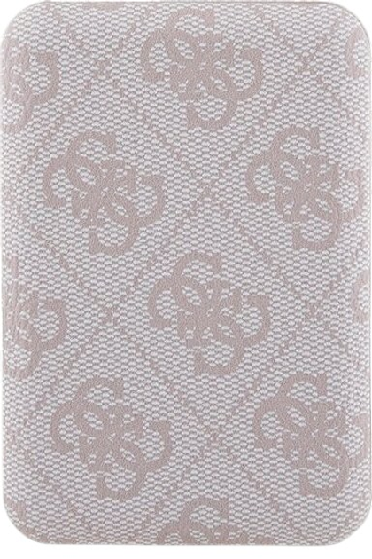 Комплект Guess Case 4G Metal Logo for iPhone 14 Pro + Powerbank 5000mAh MagSafe Pink (GUBPM5P14L4GEMGP) - зображення 6