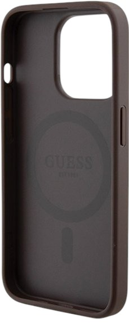 Комплект Guess Case 4G Metal Logo for iPhone 15 Pro Max + Powerbank 5000mAh MagSafe Brown (GUBPM5P15X4GEMGW) - зображення 3