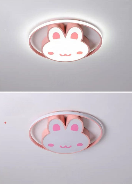 Lampa LED z pilotem Ikonka Lumela Króliczek - obraz 8