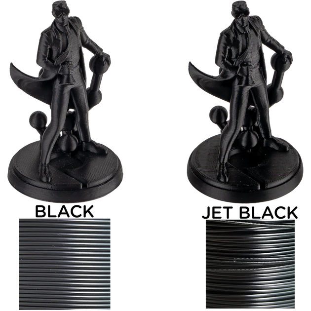 Інженерний пластик для 3D-друку Polymaker PolyLite ASA Jet Black 1,75 мм 1 кг чорний - зображення 3