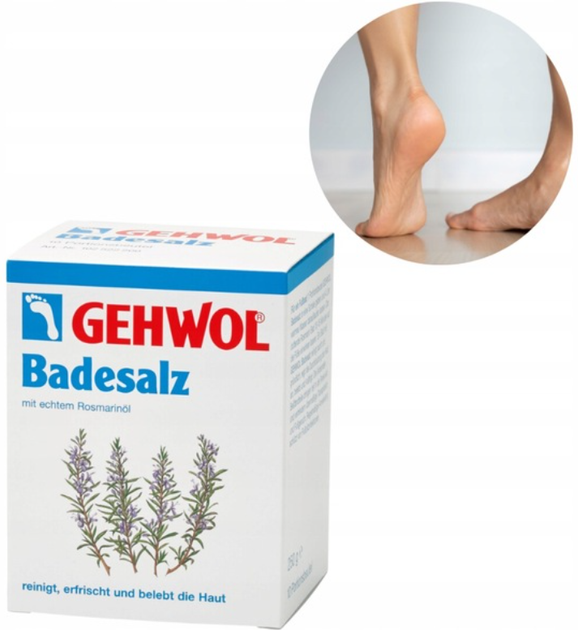 Sól do kąpieli stóp Gehwol z rozmarynem 10 x 25 g (4013474113417) - obraz 3