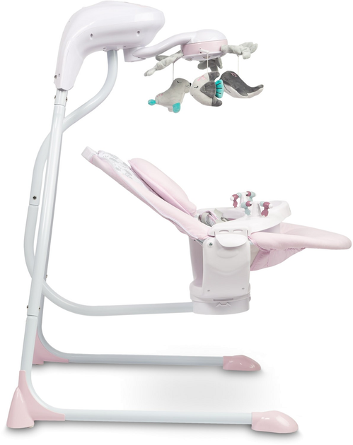 Гойдалка електрична Caretero Raffi Рожева (5903076307828) - зображення 8