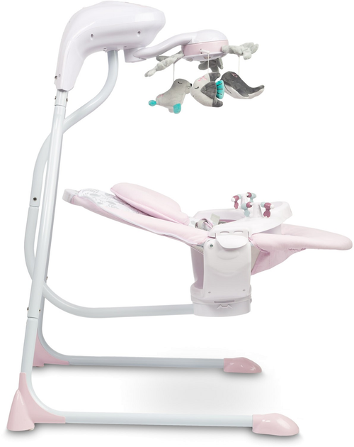 Гойдалка електрична Caretero Raffi Рожева (5903076307828) - зображення 9