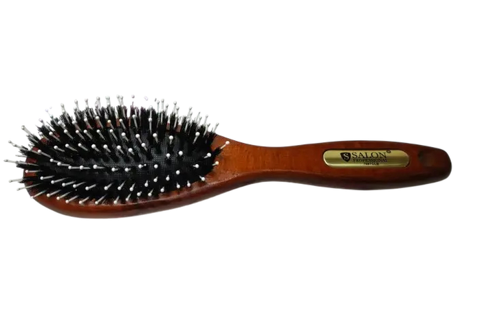 Деревянная массажная щетка-бомбаж Salon Professional натуральный ворс (7697CLB) - Фото 4 Деревянная массажная щетка-бомбаж Salon Professional натуральный ворс (7697CLB) - изображение 4