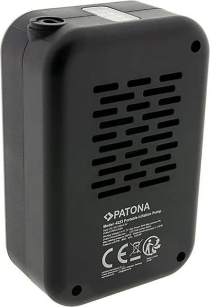 Компресор PATONA Portable Inflation Pump 4-in-1 10.3 bar 4000 mAh (4223) - зображення 3