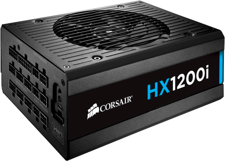 Zasilacz Corsair HX1200i C14 1200W Black (COR9020307) - obraz 1