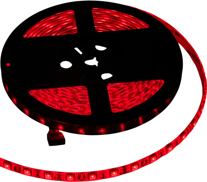 Taśma LED Rebel wodoodporna 300 x 5050 SMD 12V 5 m RGB (LED0138-3) - obraz 1