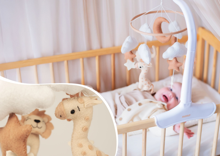 Карусель до ліжечка з кріпильним тримачем Neno Leo (5902479675947) - зображення 6