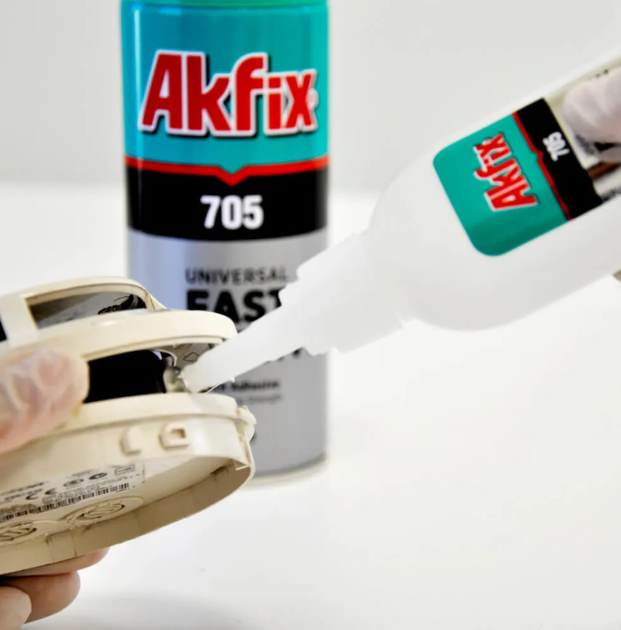 Універсальний двокомпонентний клей з активатором Akfix для МДФ, дерева, кераміки, пластику, тканини 400мл+100мл - изображение 6
