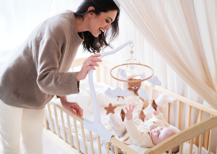 Карусель до ліжечка з кріпильним тримачем Neno Tedi (5902479675909) - зображення 6