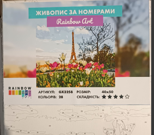 Картина по номерам Весна в Париже 40х50 см Rainbow Art GX32651 - изображение 2