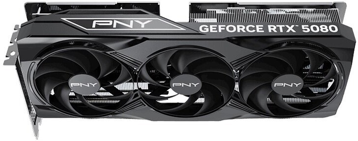 Karta graficzna PNY GeForce RTX 5080 Triple Fan 16GB GDDR7 (256-bit) (2620/30000) (3 x DisplayPort, 1 x HDMI) (VCG508016TFXPB1) - obraz 2