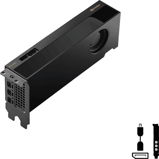 Karta graficzna PNY PCI-Ex NVIDIA RTX 4000 Ada SFF Power Limited 20GB GDDR6 (160bit) (4 x miniDisplayPort) (VCNRTX4000ADALP-PL) - obraz 3
