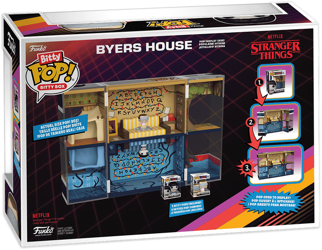 Zestaw Funko Pop! Bitty Pop! Stranger Things Bitty Box Dom Byersów 85534 (0889698855341) - obraz 3