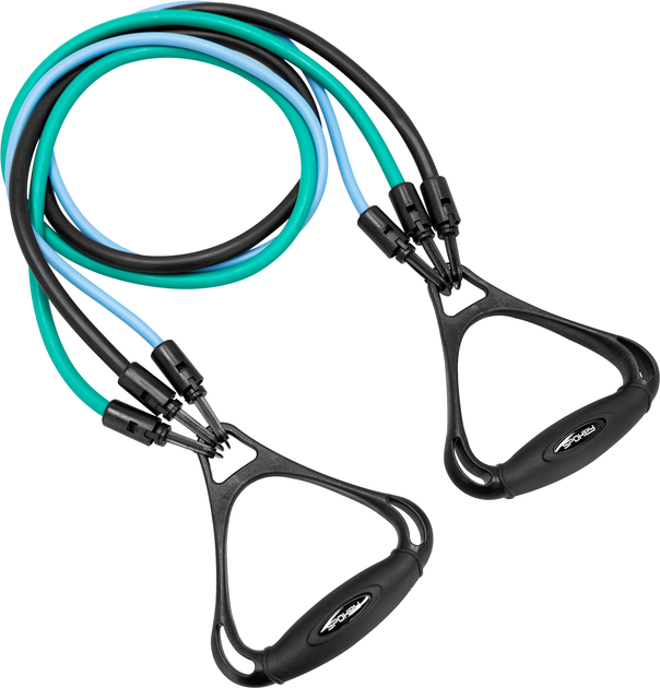 Експандер для фітнесу Spokey BACKER 6.5, 11.5, 15.5 кг 120 см 943267 (5905339432674) - зображення 2