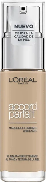 Тональна основа для обличчя L'Orеal Paris Accord Parfait з гіалуроновою кислотою 2N Vanilla (3600523016600) - зображення 1