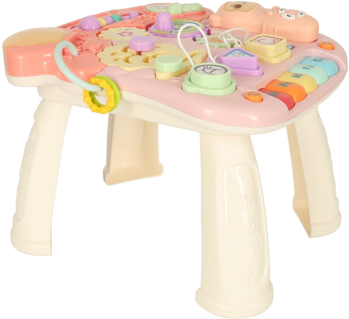 Pchacz chodzik interaktywny Ricokids Stolik edukacyjny 3w1 (5903039739673) - obraz 6