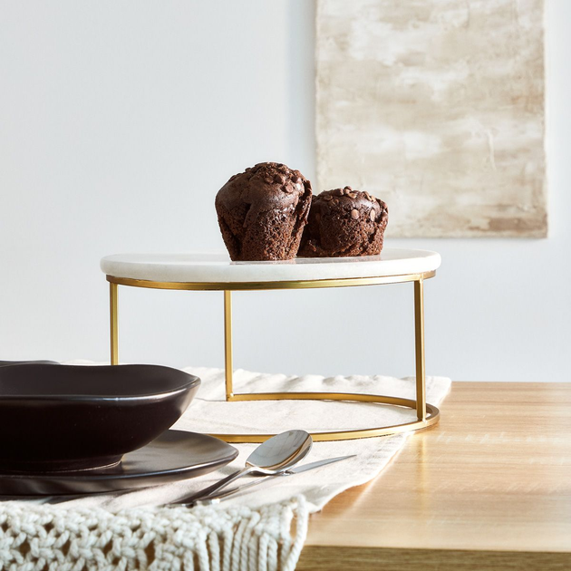 Підставка HOMLA Marble мармурова 27 см (5904183849263) - зображення 2