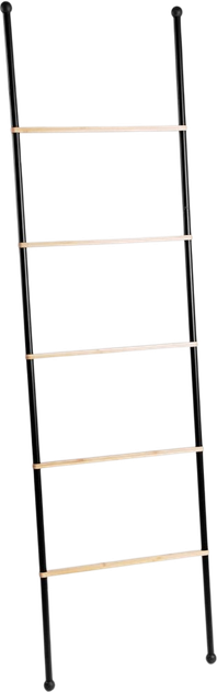Drabinka na ręczniki HOMLA Taru Czarna (5906496732621) - obraz 1