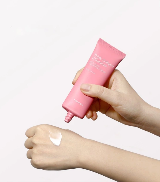 Антивіковий крем для обличчя Trimay Triple Collagen P.Squalane живильний 50 мл (8809822540761) - зображення 5