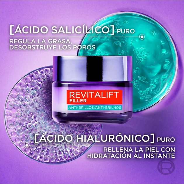 Крем для обличчя L'Oréal Paris Revitalift Filler гелевий з гіалуроновою кислотою 50 мл (3600524213794) - зображення 6