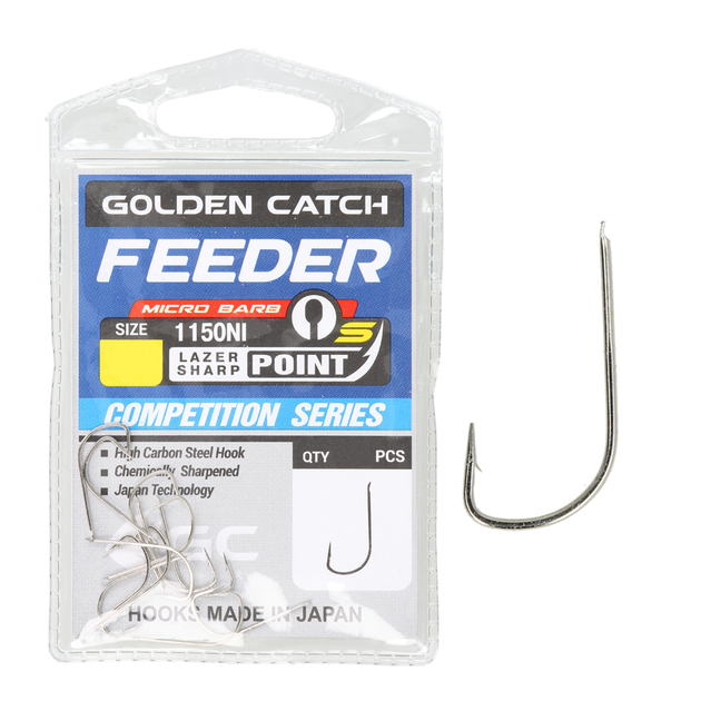 Крючок GC Feeder S 1150NI №8 (12шт) - изображение 3