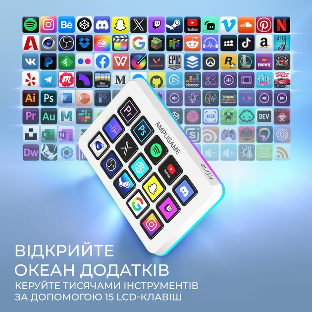 Контроллер для стриминга Fifine D6W Stream controller - Фото 4 Контроллер для стриминга Fifine D6W Stream controller - изображение 4