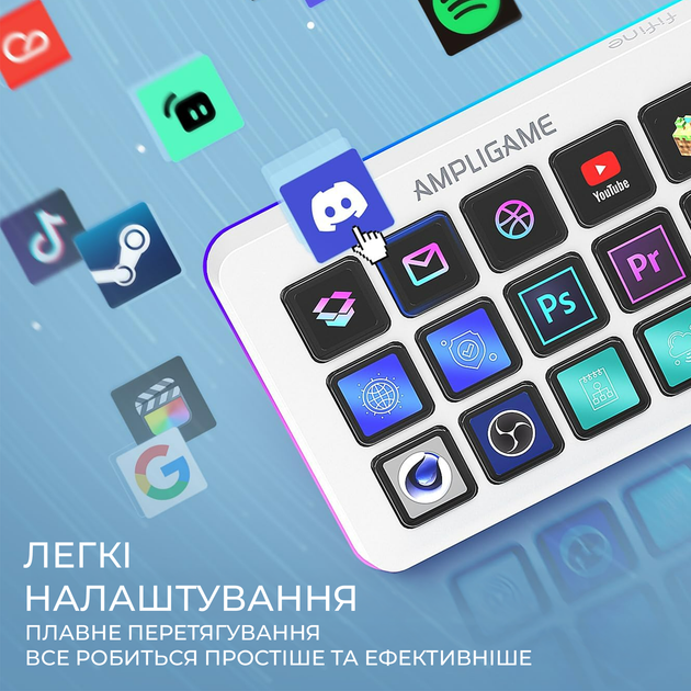Контроллер для стриминга Fifine D6W Stream controller - Фото 8 Контроллер для стриминга Fifine D6W Stream controller - изображение 8
