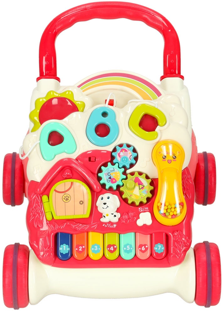 Pchacz chodzik interaktywny Bibiinn Stolik edukacyjny 4w1 (5903039753051) - obraz 2