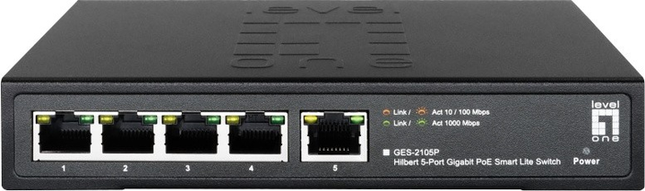 Przełącznik LevelOne GES-2105P - obraz 1