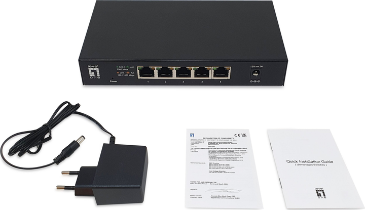 Przełącznik LevelOne GEU-0525 - obraz 6