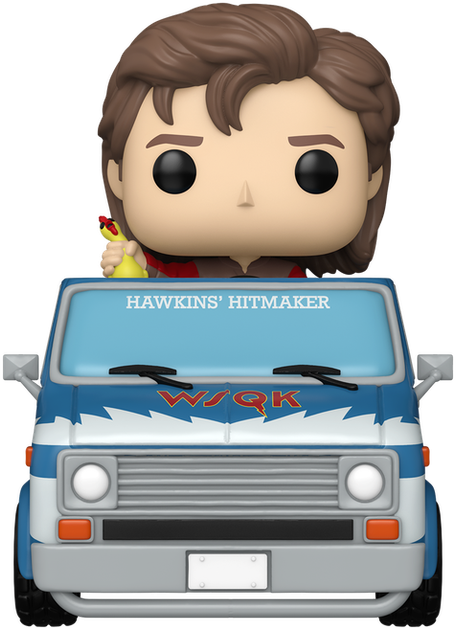 Figurka Funko Pop! Television Stranger Things Rides Deluxe Steve z Vanem Squawk 88958 (0889698889582) - obraz 2