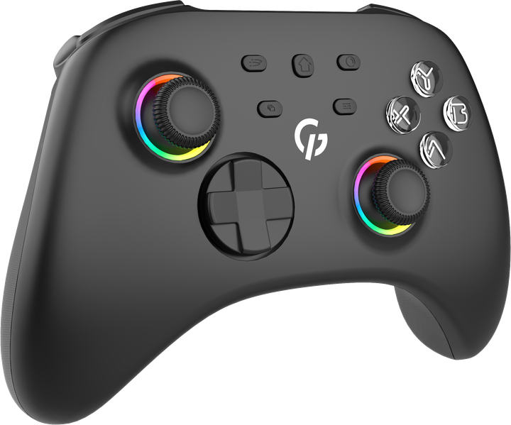 Бездротовий геймпад GamePro із зарядною станцією GPX13BDOC BT 5.3/USB/2.4 ГГц (Switch/PC/iOS/Android) RGB Black - Фото 2 Бездротовий геймпад GamePro із зарядною станцією GPX13BDOC BT 5.3/USB/2.4 ГГц (Switch/PC/iOS/Android) RGB Black - зображення 2
