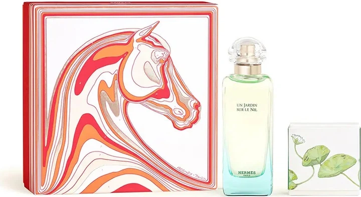 Zestaw upominkowy unisex Hermes Jardin sur Le Nil Woda toaletowa 100 ml + Mydło zapachowe 50 g (3346130018261) - obraz 1