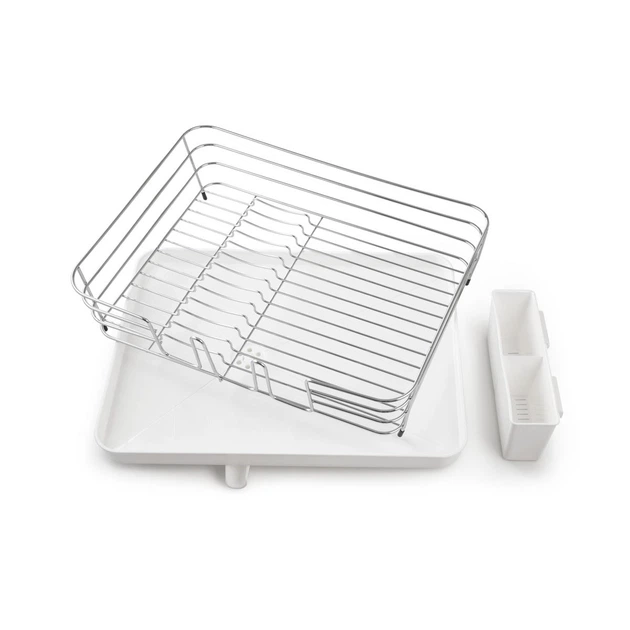 Сушарка для посуду з органайзером MBM HOME DR-02 WHITE біла - зображення 14