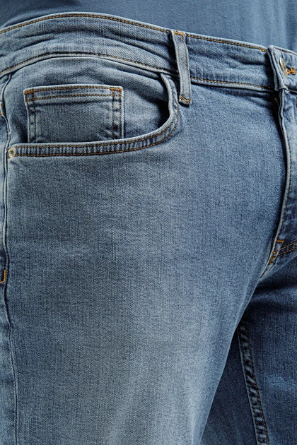 Jeansy regular fit męskie Cross Jeans F 194-293 W31L34 Niebieskie (8697319737158) - obraz 4