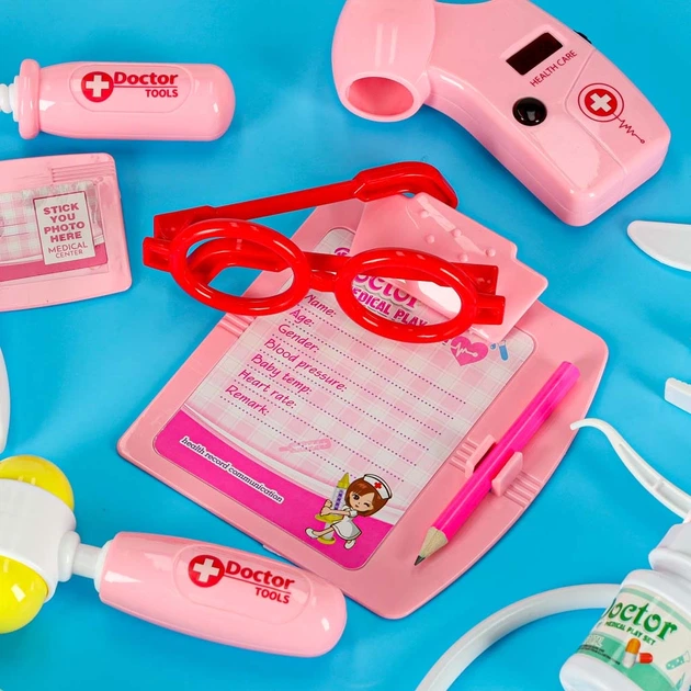 Zestaw lekarza KIK Mały doktor 35 elementów w kuferku KX2947 (5903039768994) - obraz 10
