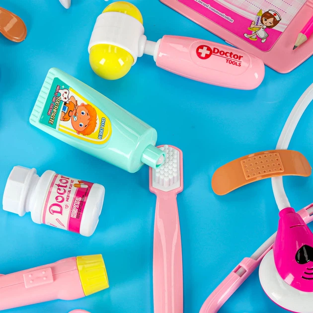 Zestaw lekarza KIK Mały doktor 35 elementów w kuferku KX2947 (5903039768994) - obraz 12