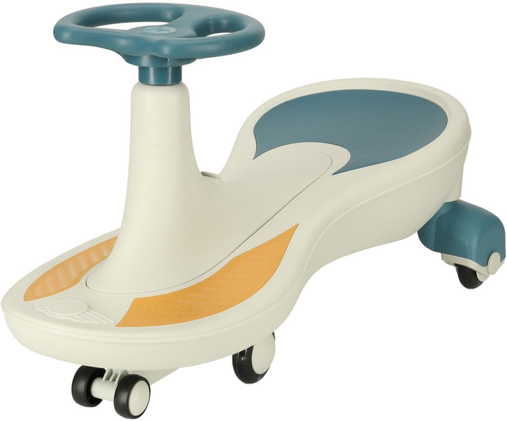 Jeździk grawitacyjny Swing Fix S4 LED Świecące koła + Muzyka 76 cm Niebiesko-biały Max 100 kg (5903039744035) - obraz 1