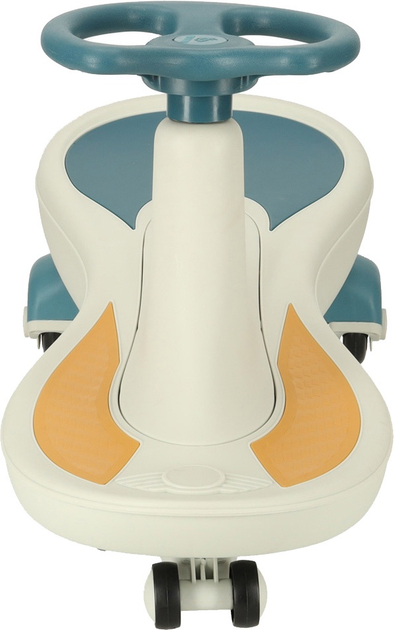 Jeździk grawitacyjny Swing Fix S4 LED Świecące koła + Muzyka 76 cm Niebiesko-biały Max 100 kg (5903039744035) - obraz 2