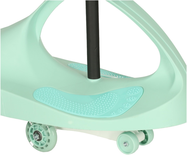 Jeździk grawitacyjny Swing Fix S3 LED Świecące koła Miętowy (5903039737013) - obraz 6