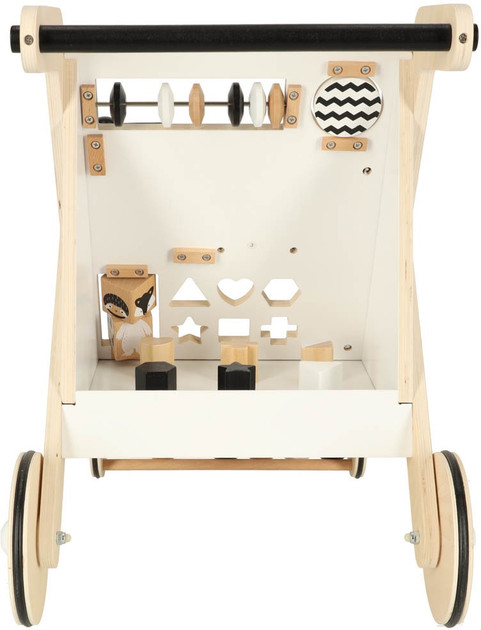 Pchacz chodzik drewniany Ricokids Tablica manipulacyjna + Sorter (5903039738317) - obraz 4