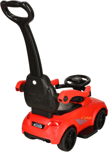 Jeździk pchacz Ricokids Samochód 3w1 z dźwiękiem i światłami Czerwony (5903039752511) - obraz 4